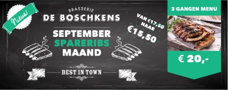 Basserie De Boschkens Spareribs Advertentie